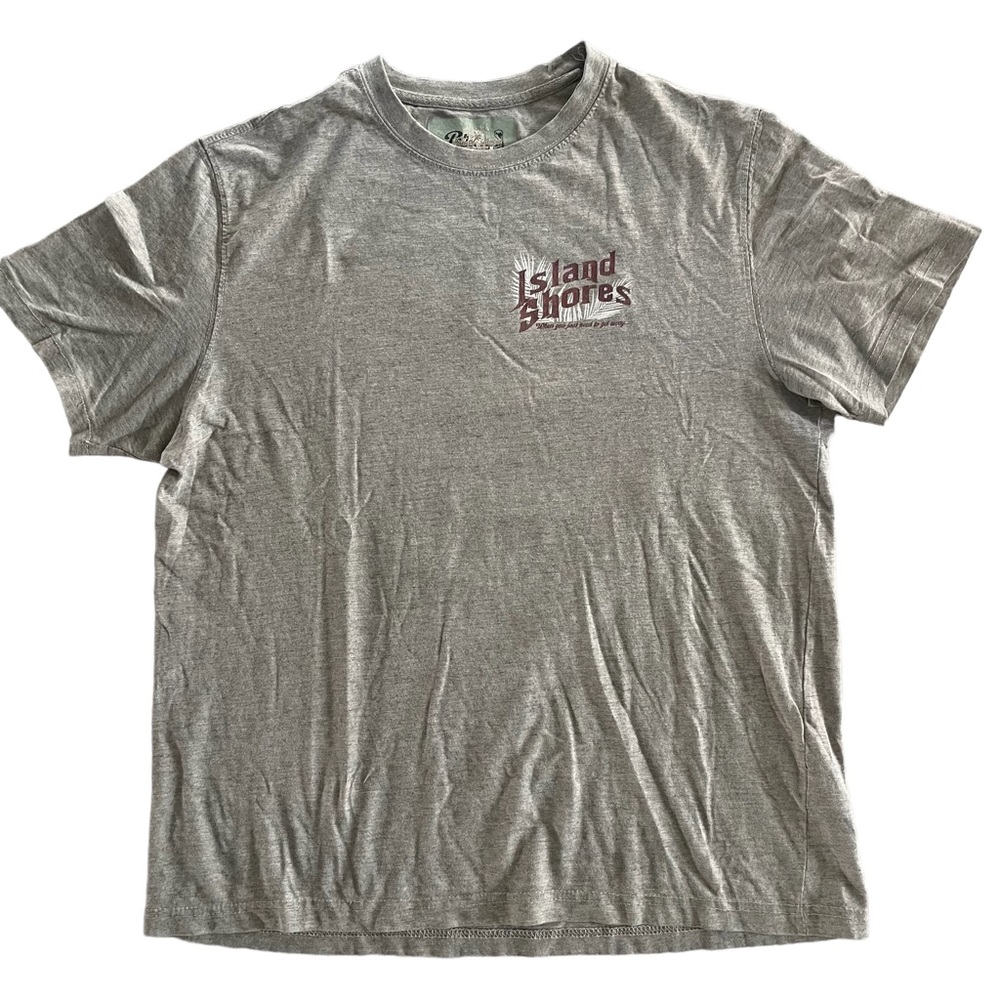 Island Shores Permanent Vacation Men's T-Shirt Crew Neck Size M